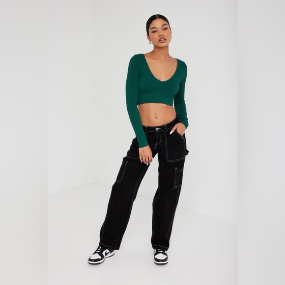 GARAGE LONG SLEEVE - DARK GREEN - XS - Picture 2 of 5